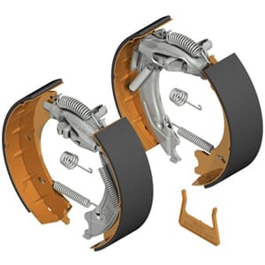 Bremsesko sett knott 203x40-Komplett H+V