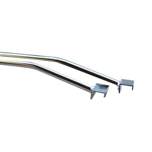 Bøyle for lav presenning m/u-profil, Alu B=100-145cm